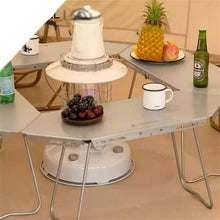 Ultra Light Aluminum Folding Picnic Table - Outdoor Camping Essential