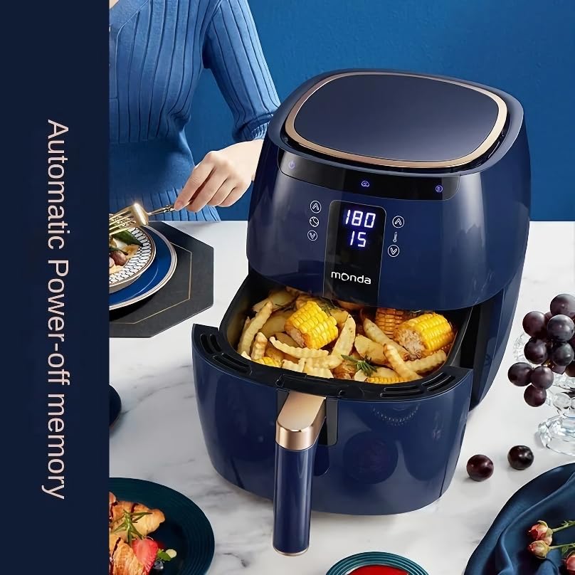 6.5l smart lcd fully automatic air fryer - touch control, multi-functional cooking companion