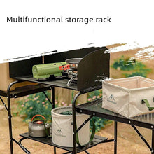Foldable Outdoor Cooking Table – Portable Camping Kitchen Work Station
