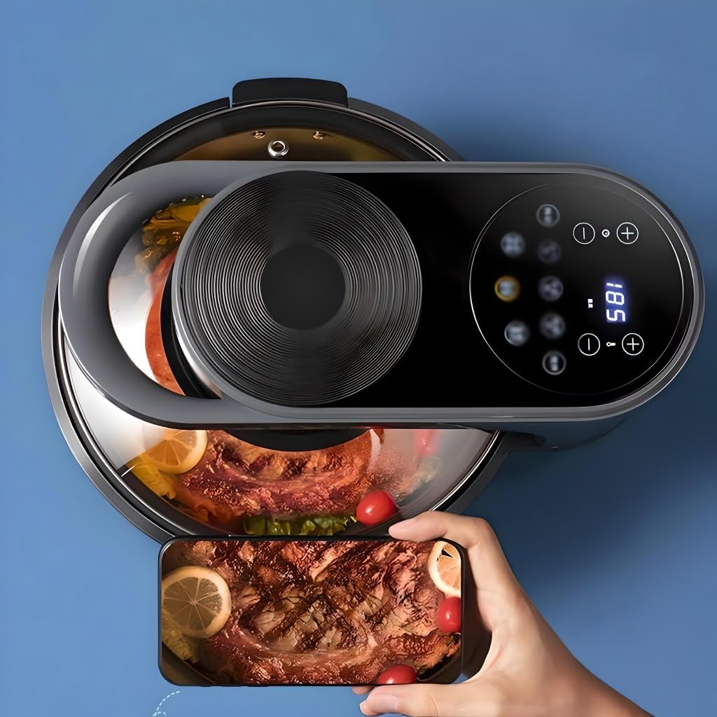 versatile air fryer & smart baking oven 8l multi-function electric cooking pot