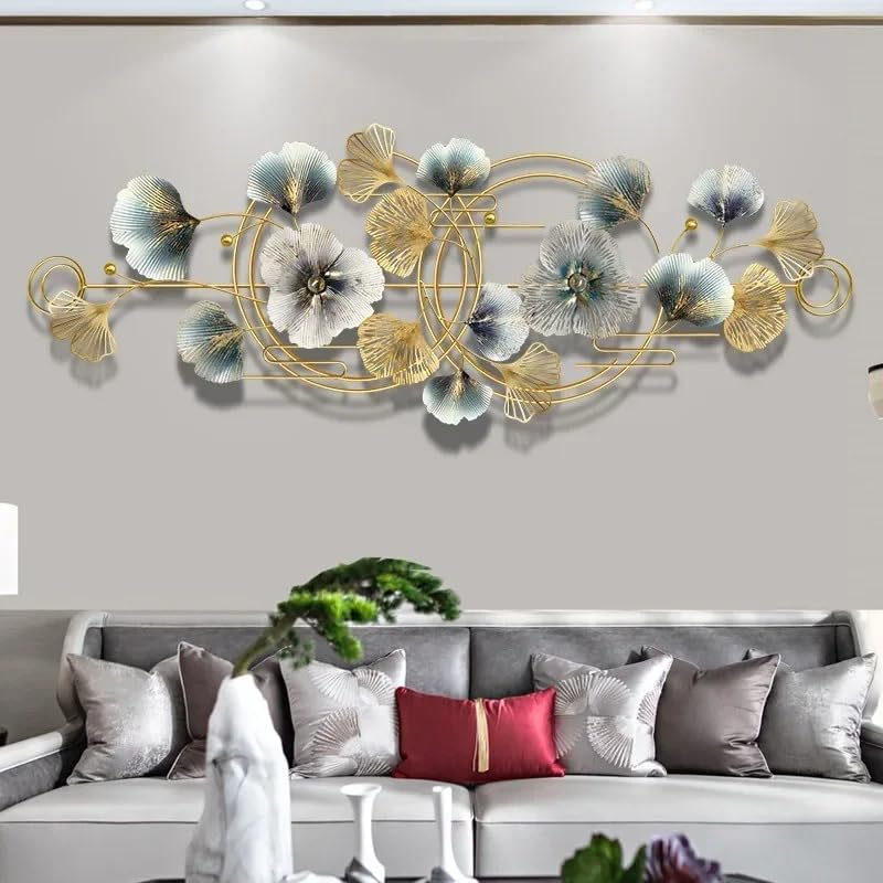 Elegant Ginkgo Leaf Metal Wall Art