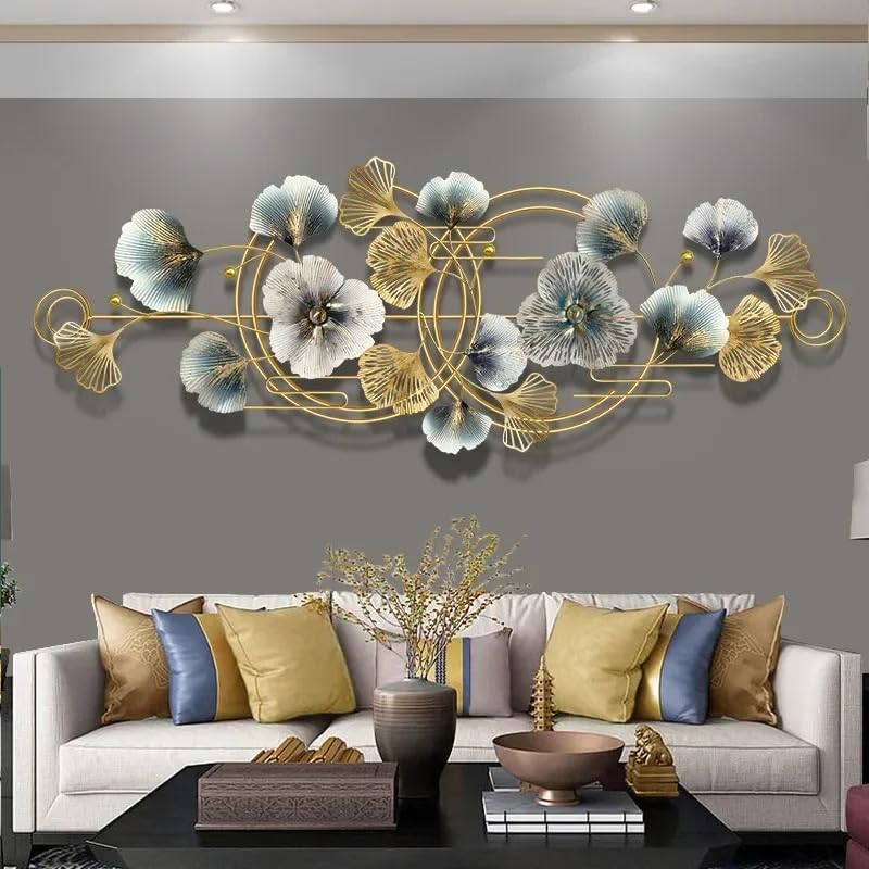 Elegant Ginkgo Leaf Metal Wall Art