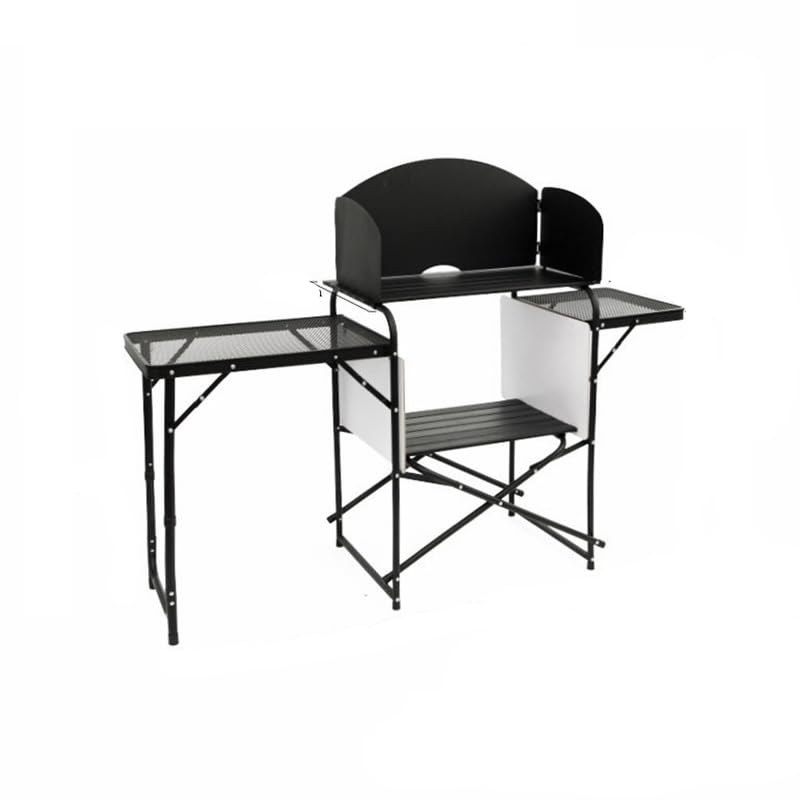 Foldable Outdoor Cooking Table – Portable Camping Kitchen Work Station