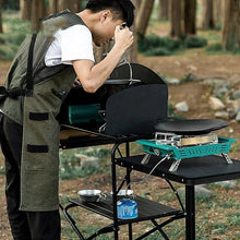 Foldable Outdoor Cooking Table – Portable Camping Kitchen Work Station