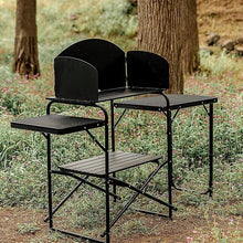 Foldable Outdoor Cooking Table – Portable Camping Kitchen Work Station