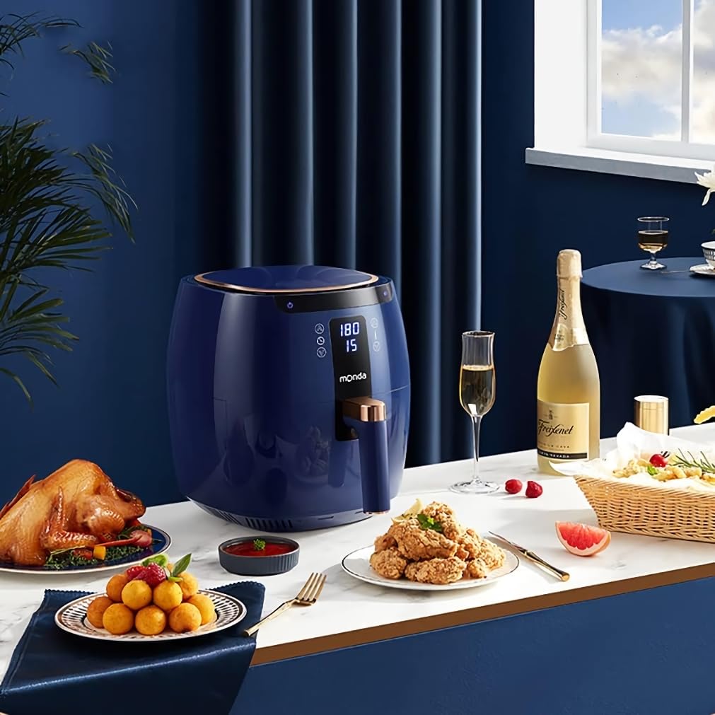6.5l smart lcd fully automatic air fryer - touch control, multi-functional cooking companion