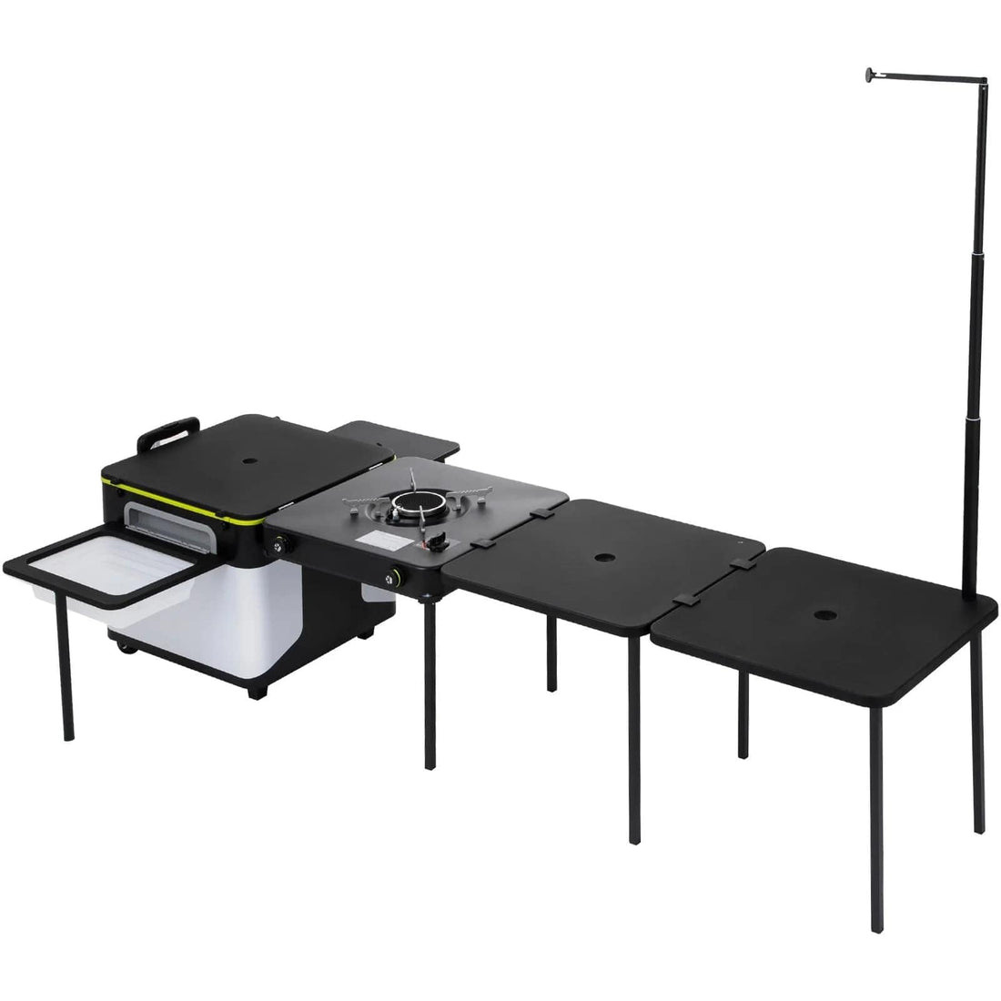 Portable Multifunctional Outdoor Kitchen Station with Wheels