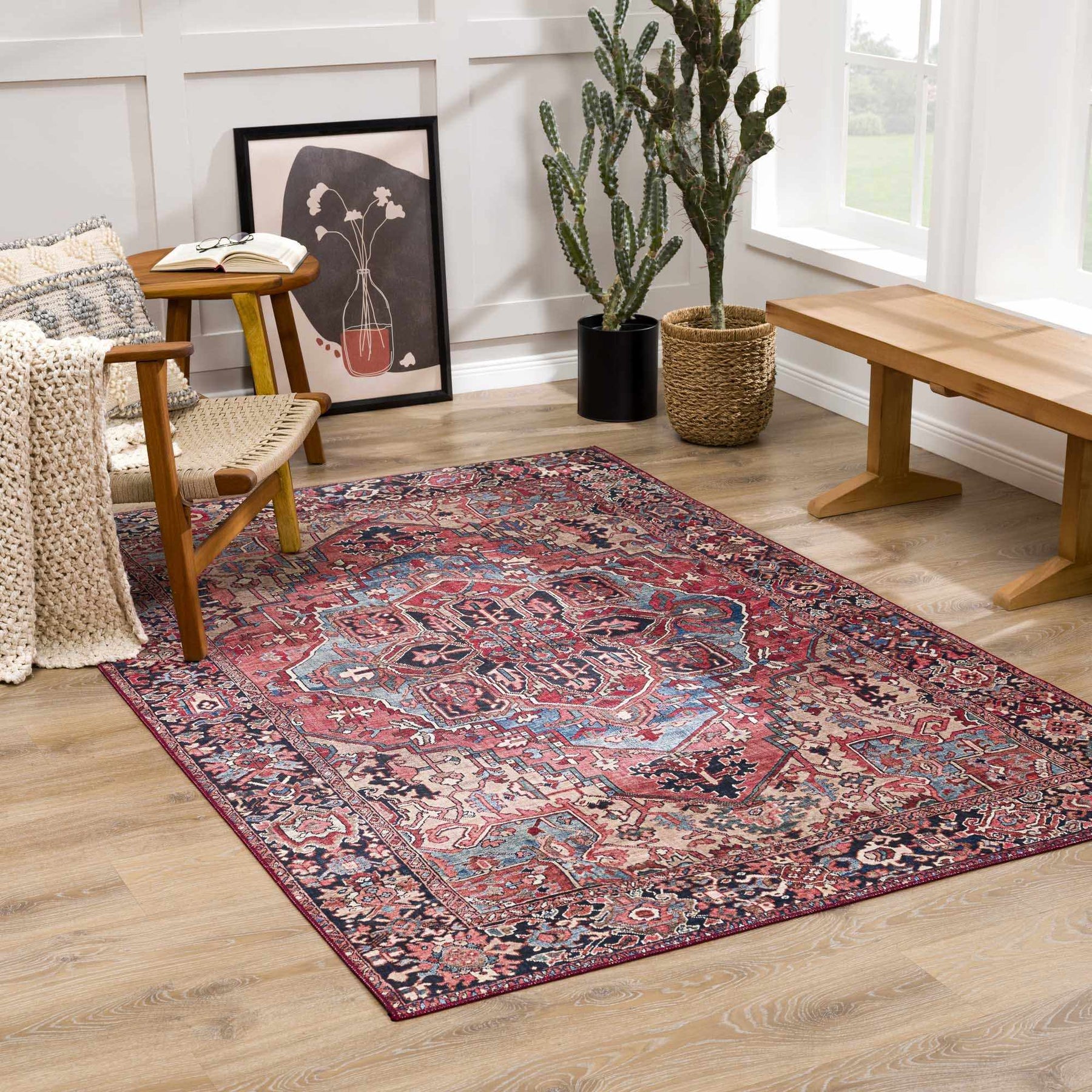 Neyland Vintage-Inspired Area Rug