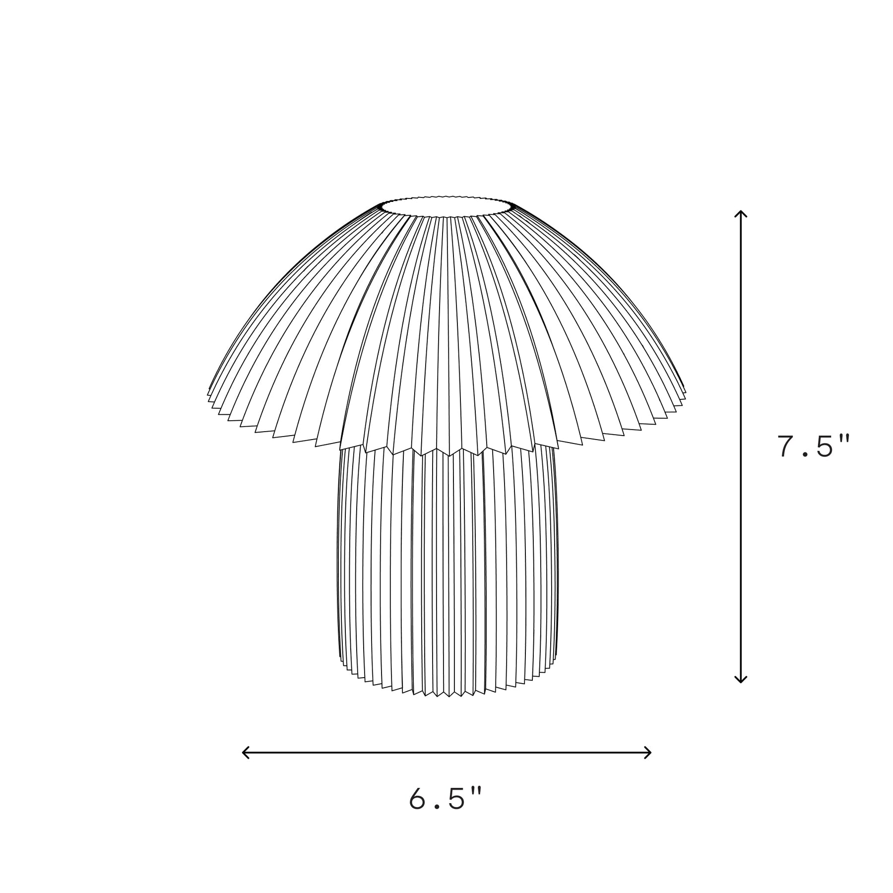 Cordless Kinoko Table Lamp