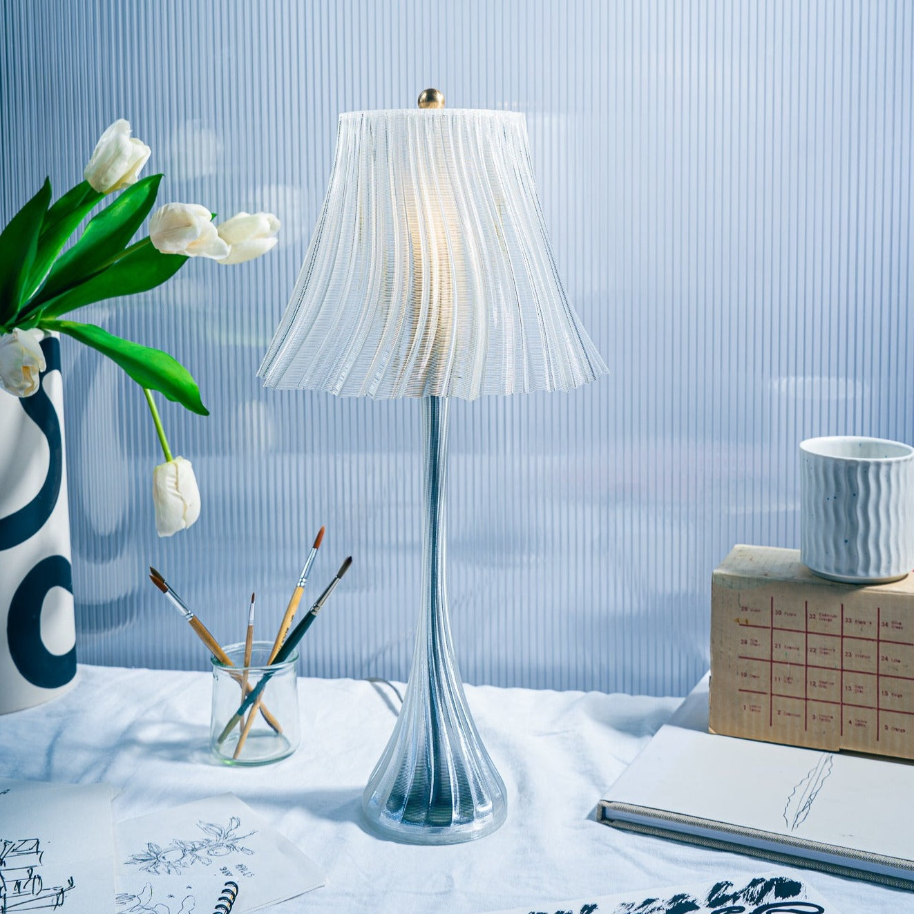 Pleat Table Lamp