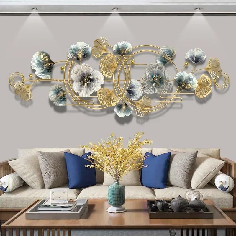 Elegant Ginkgo Leaf Metal Wall Art