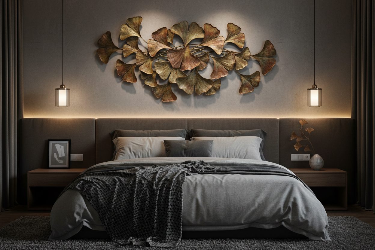 Ginkgo Wall Art - Bedroom