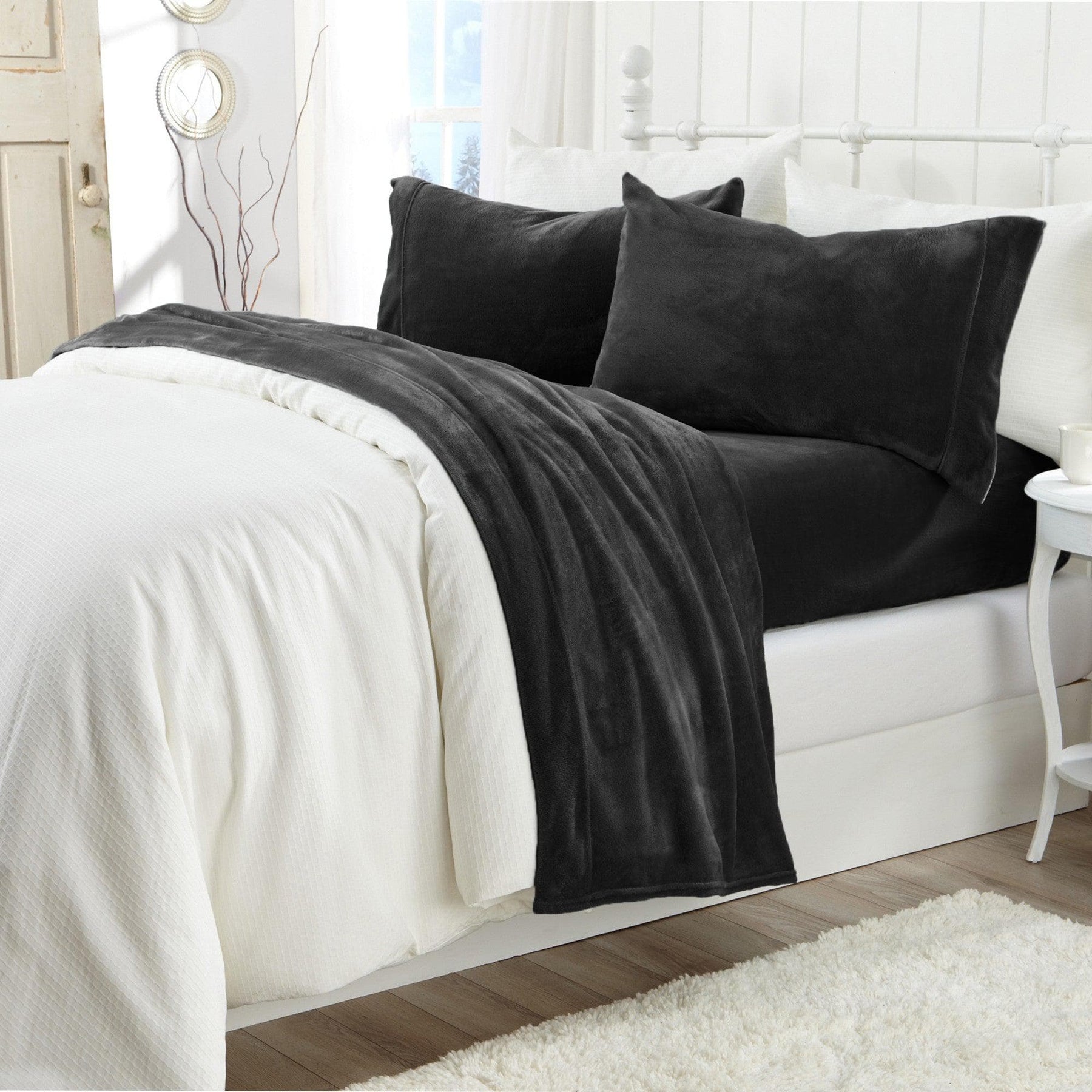 Velvet Luxe Plush Microfleece Sheet Set