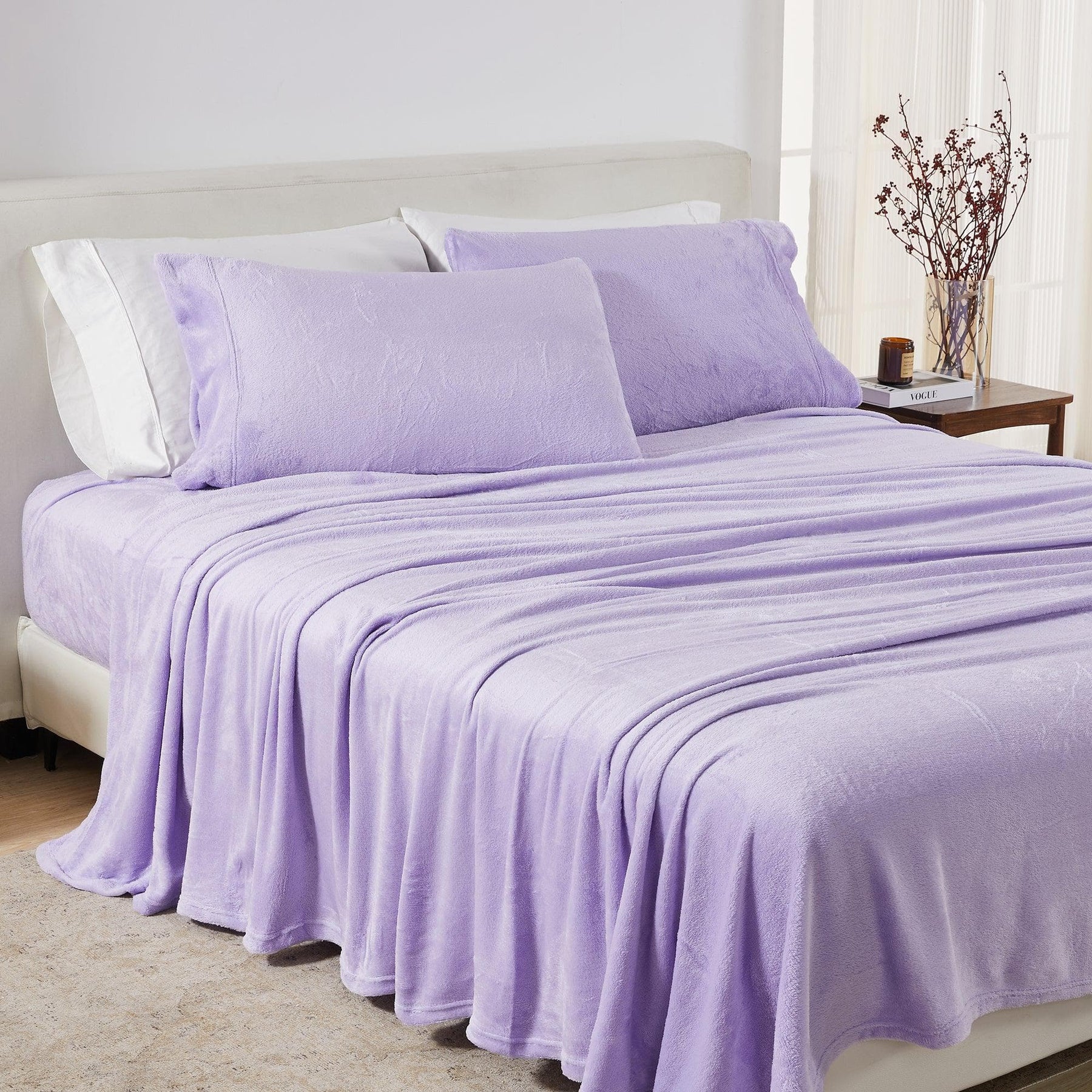 Velvet Luxe Plush Microfleece Sheet Set