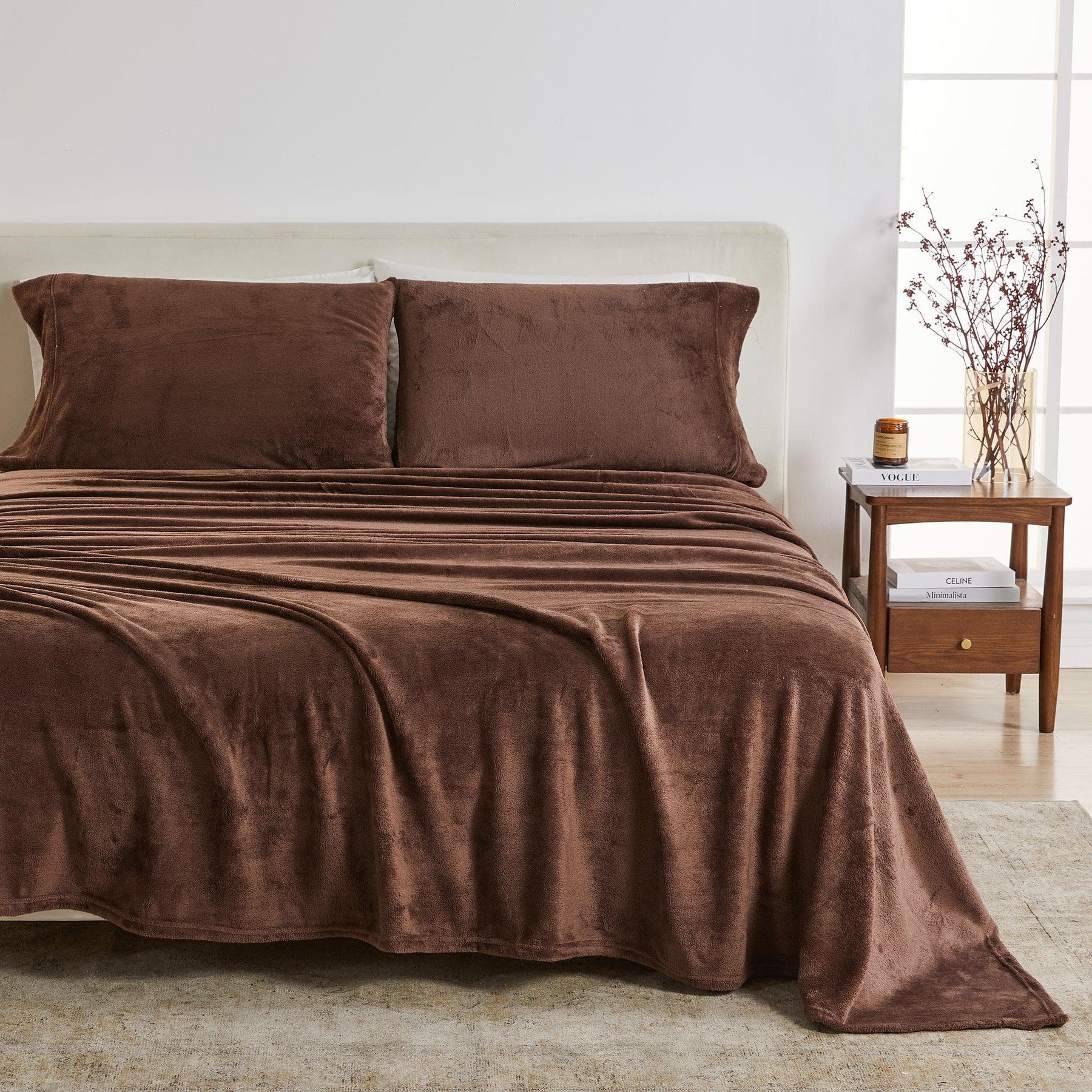 Velvet Luxe Plush Microfleece Sheet Set