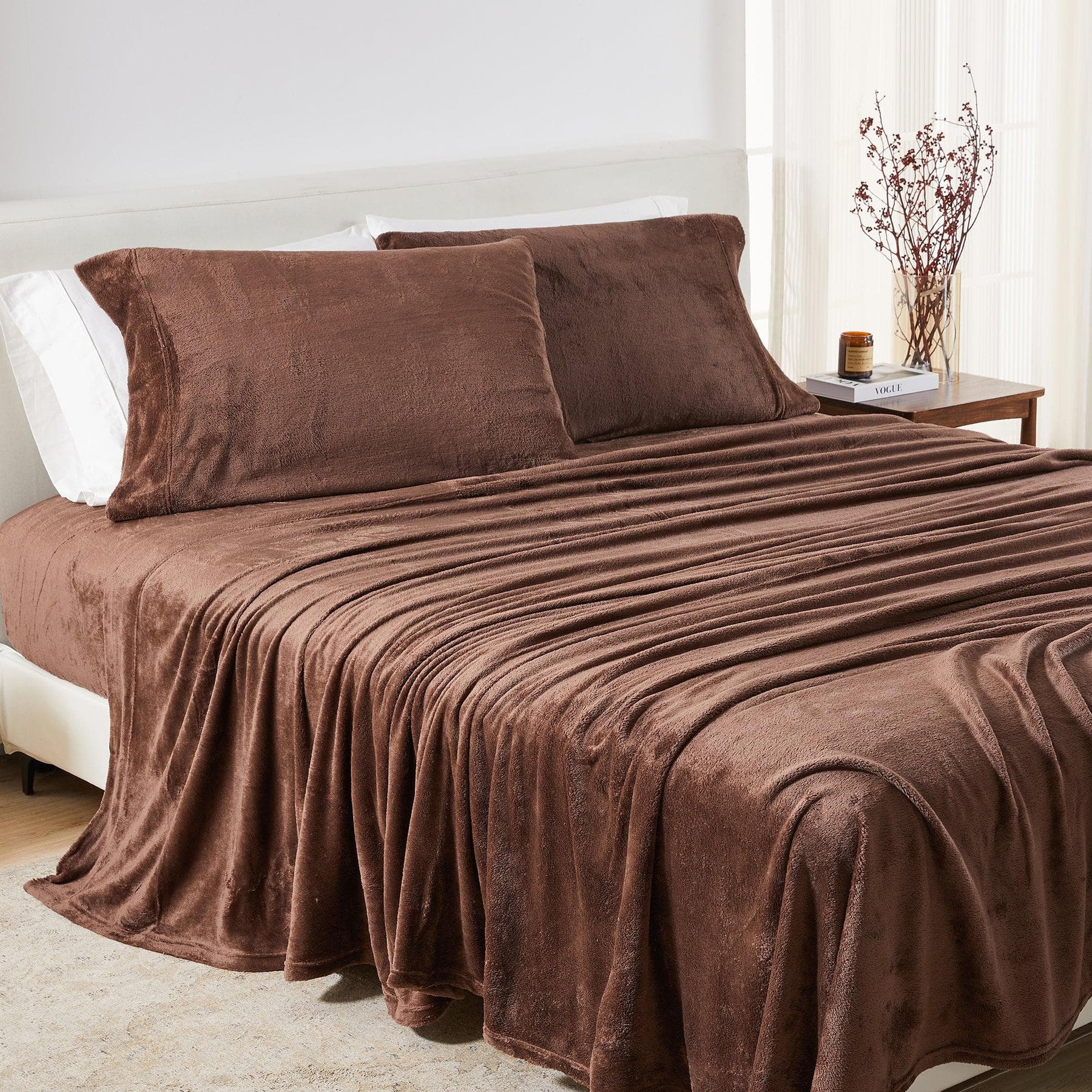 Velvet Luxe Plush Microfleece Sheet Set