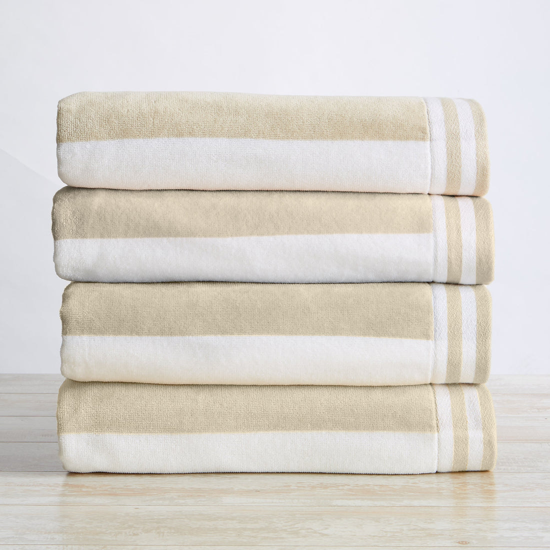 Edgartown striped cabana beach towel in classic colors