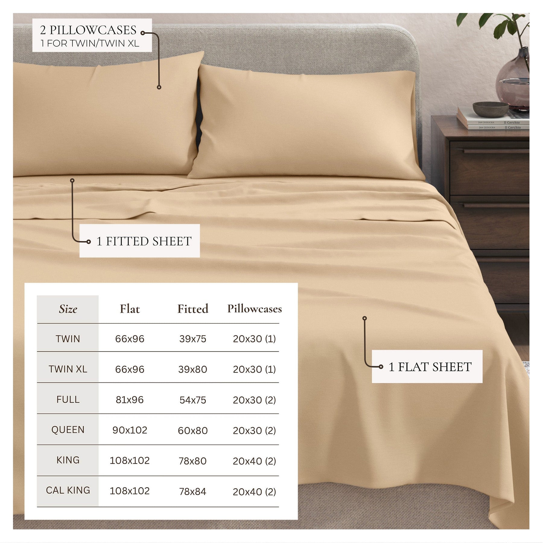 Carmen Jersey Knit Sheet Set – Cotton Blend
