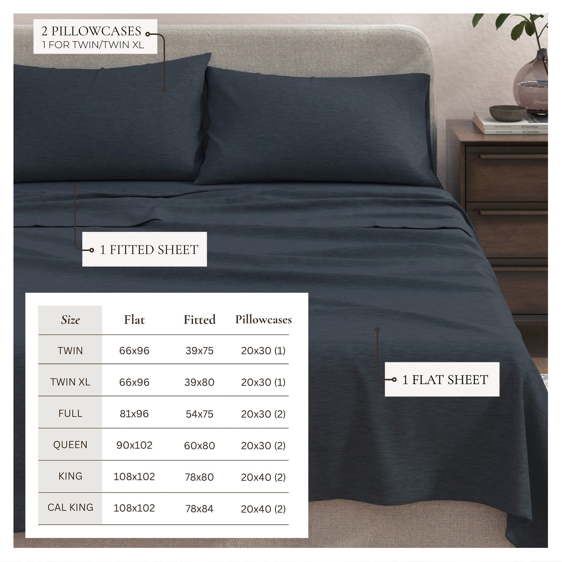 Carmen Jersey Knit Sheet Set – Cotton Blend