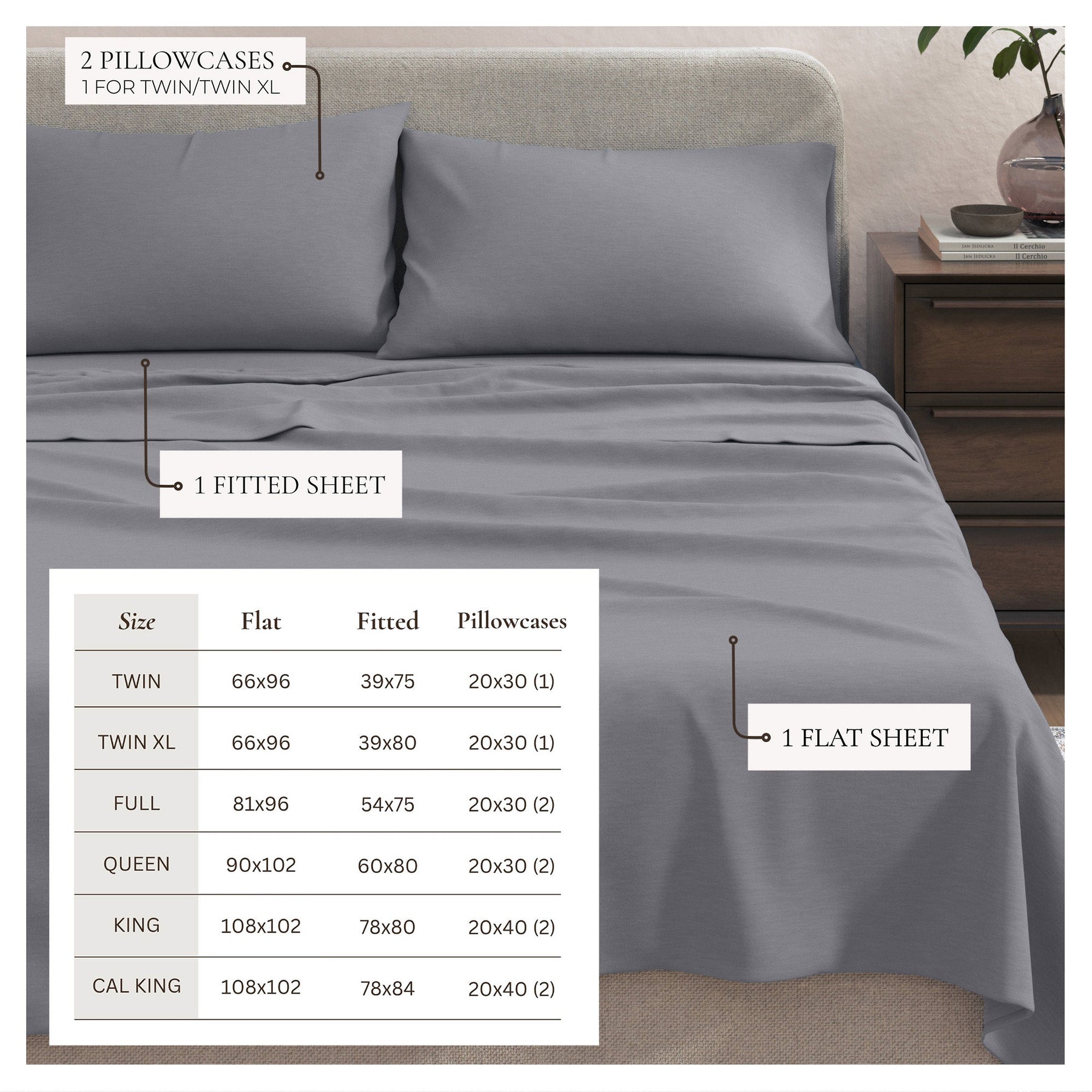 Carmen Jersey Knit Sheet Set – Cotton Blend